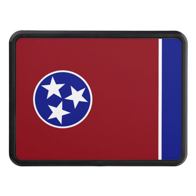 Tennessee flag hitch cover (Front)