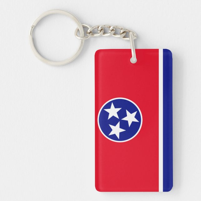 Tennessee flag keychain (Front)
