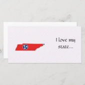 Tennessee Flag Map (Front/Back)