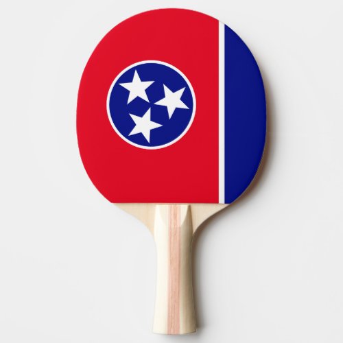 Tennessee flag ping pong paddle