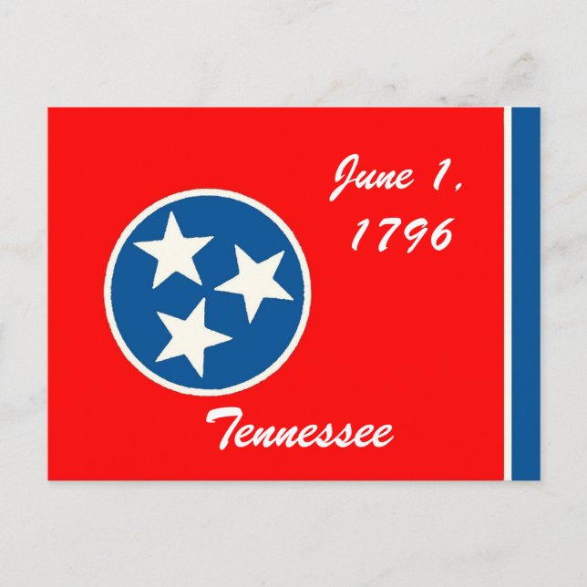 Tennessee Flag Postcard (Front)