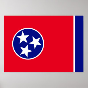 Tennessee flag poster