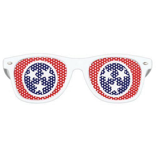 TENNESSEE FLAG RETRO SUNGLASSES