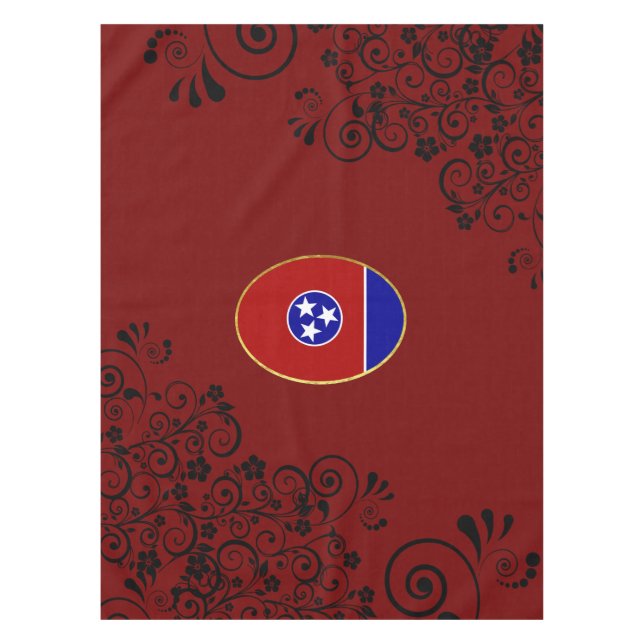 Tennessee flag tablecloth (Front)