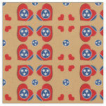 Tennessee Flag &amp; Tennessee Hearts fashion Fabric