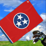 Tennessee Flag & Tennessee State USA golf /sport Golf Towel<br><div class="desc">Sports/Golf Towel: Tennessee State (USA) & Tennessee flag fashion - love my country,  travel,  holiday,  patriots / sports fans</div>
