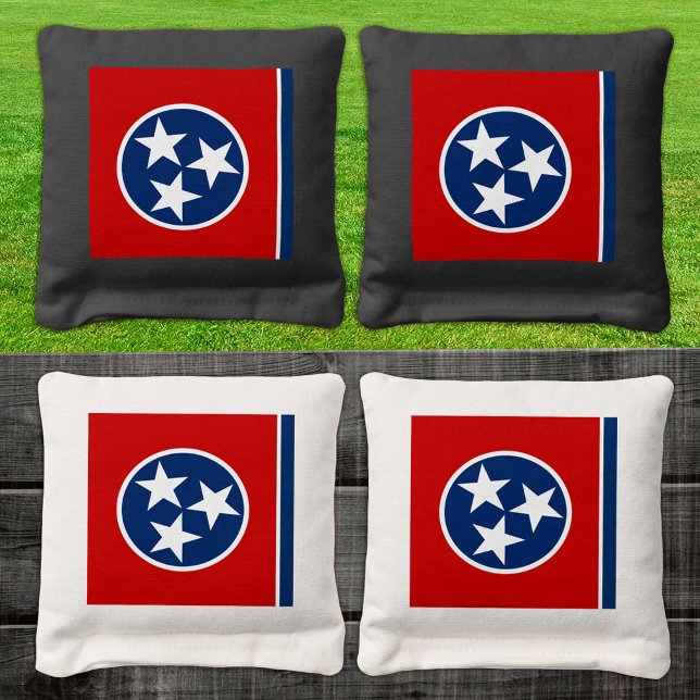Tennessee Flag & Tennessee Tailgate, patriotic USA Cornhole Bags (Creator Uploaded)