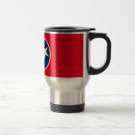 Tennessee Flag Travel Mug<br><div class="desc">The tristar emblem on the Tennessee state flag.</div>