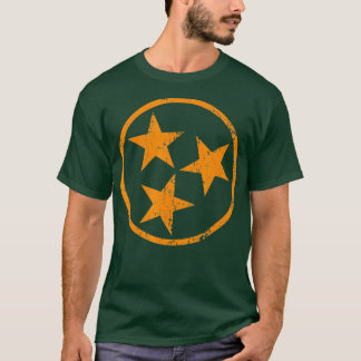 Tennessee Flag Vintage Grunge Distressed Graphic T-Shirt