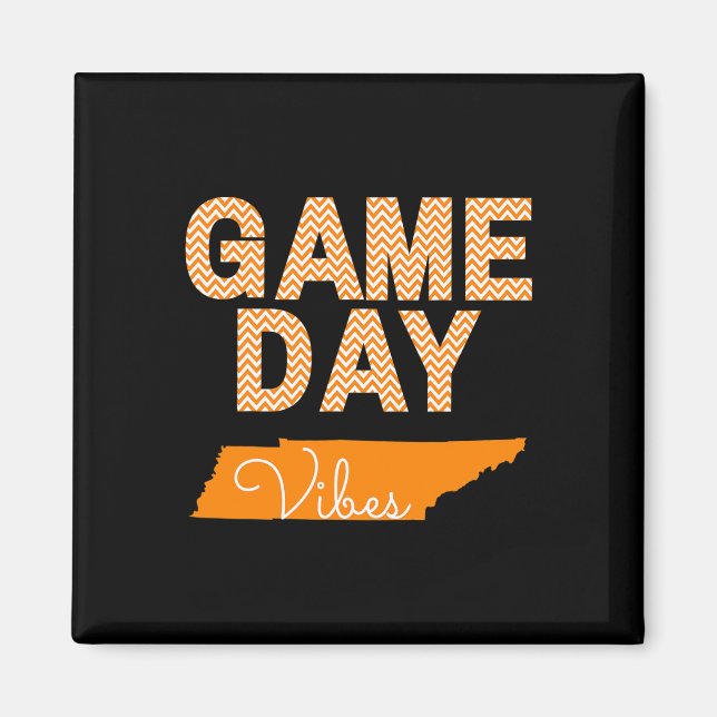 Tennessee Football Game Day Vibes Fall Tailgate  Magnet (Front)