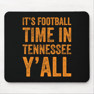 Tennessee Football It's Football Time In Tennessee Mouse Pad
