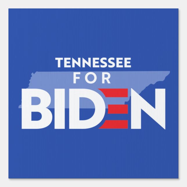 Tennessee For Biden Sign (Front)