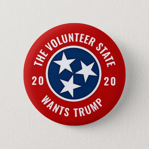 Tennessee for Trump Button
