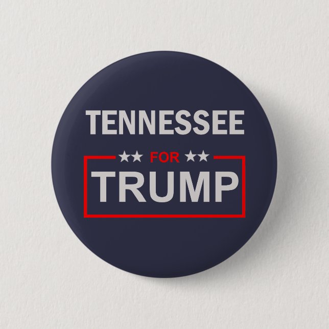 Tennessee for Trump Pinback Button (Front)