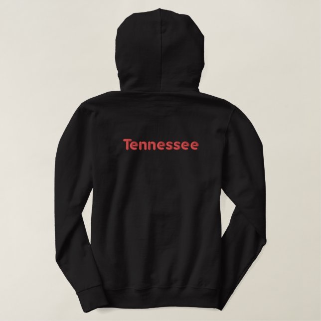 Tennessee Forever Embroidered Hoodie (Design Back)