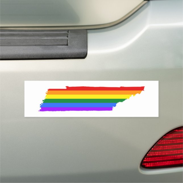 Tennessee Gay Pride Car Magnet (In Situ)