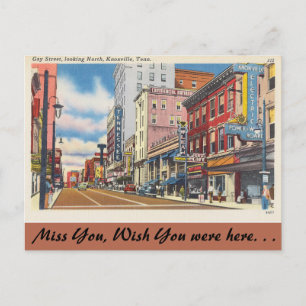 Tennessee, Gay Street, Knoxville Postcard
