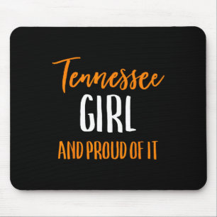 Tennessee Girl And Proud Of It Womens Football Vin Mouse Pad
