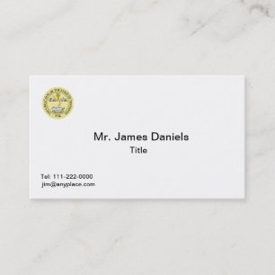 Tennessee Great Seal Business card