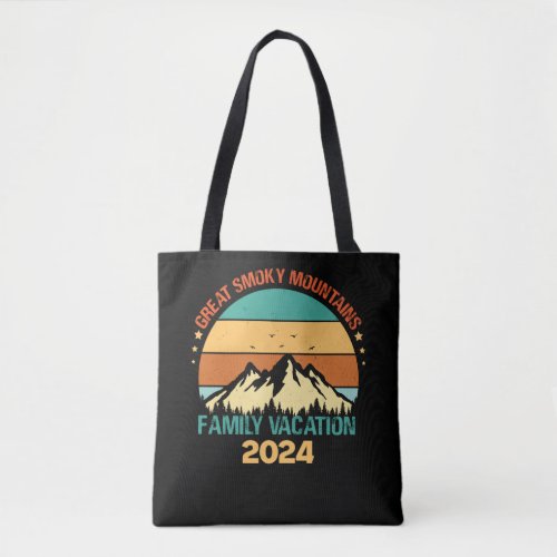 Tennessee Great Smoky Mountains Family Vacation Tote Bag