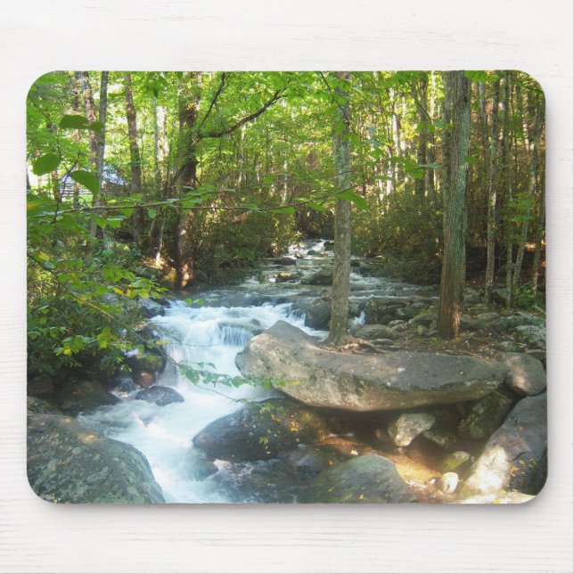 Tennessee Great Smoky Mountains Park scenic view Mouse Pad (Front)