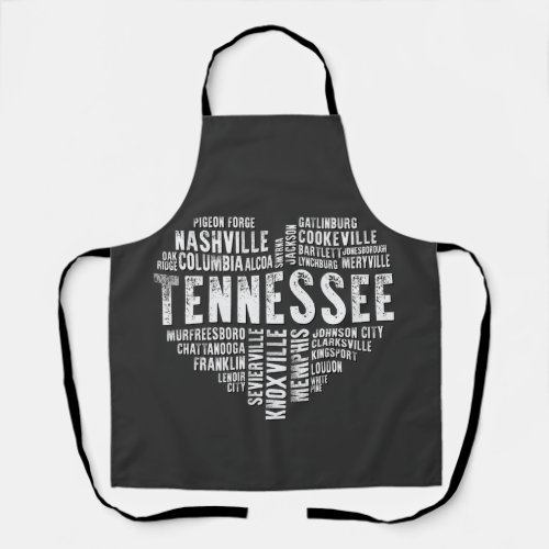 Tennessee Heart Lenoir City Johnson City Apron