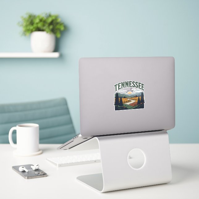 Tennessee Heritage Sticker (Laptop On Desk)