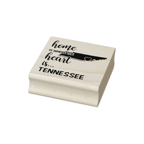 Tennessee home is where the heart is rubber stamp