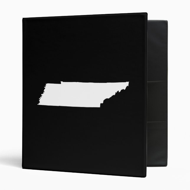 Tennessee in White 3 Ring Binder (Front/Inside)
