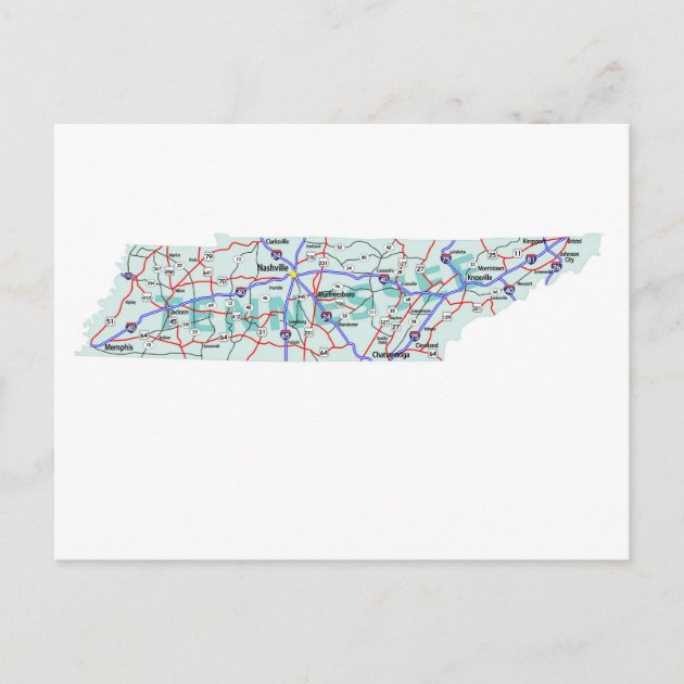 Tennessee Interstate Map Postcard Zazzle   Tennessee Interstate Map Postcard R08cd5b1f53944617bb62cd30463a2262 Ucbjp 630 