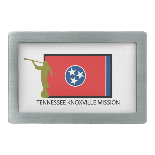 TENNESSEE KNOXVILLE MISSION LDS CTR BELT BUCKLE (Front)