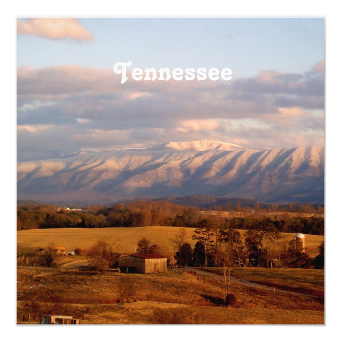 Tennessee Landscape Personalized Announcement