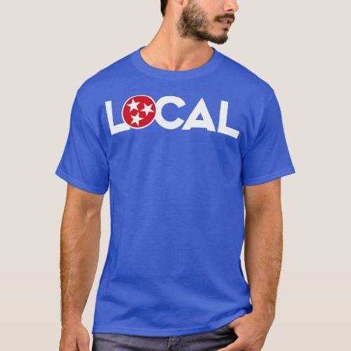 Tennessee Local Tennessee State Flag Tri Circle T_Shirt