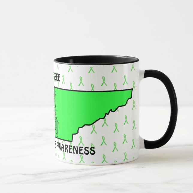 Tennessee Lyme Disease Awareness Coffee Mug (Right)