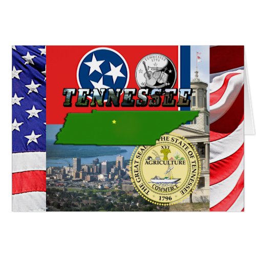 Tennessee Map Flag State Seal and Pictures