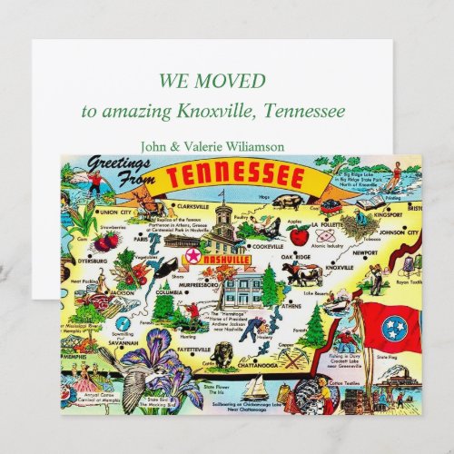 Tennessee Moving Address Announcement