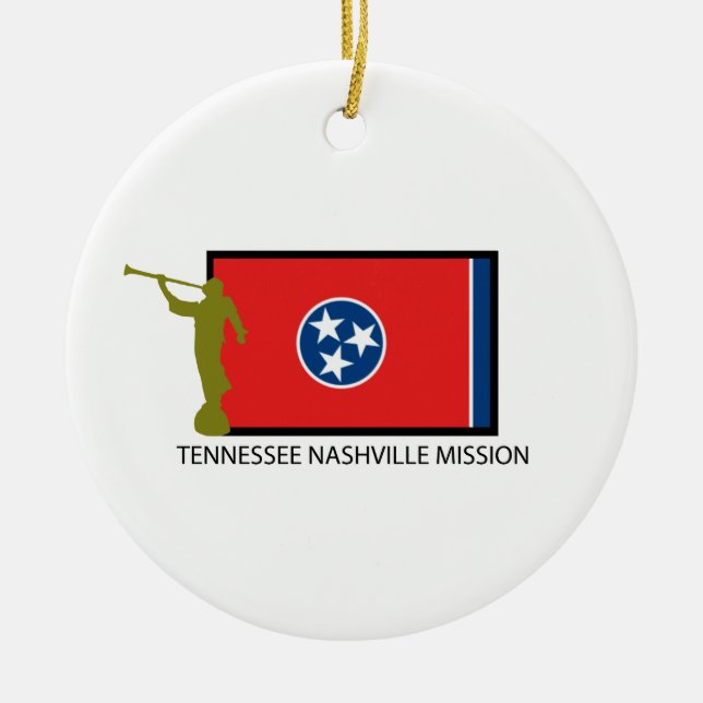 TENNESSEE NASHVILLE MISSION LDS CTR CERAMIC ORNAMENT (Front)