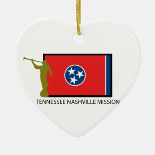 TENNESSEE NASHVILLE MISSION LDS CTR CERAMIC ORNAMENT