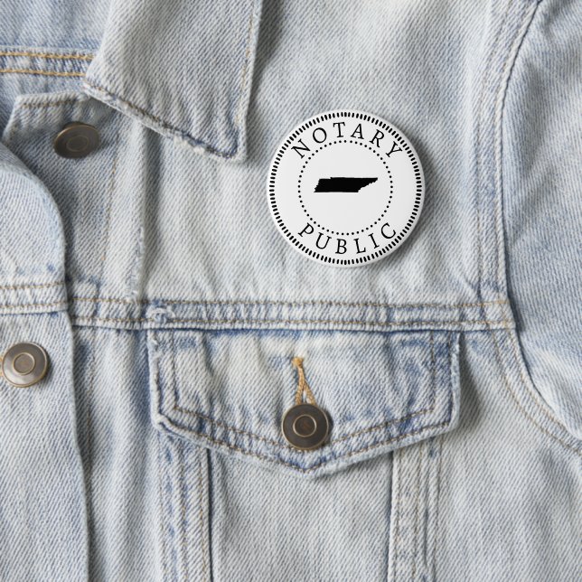 Tennessee Notary Public  Button (In Situ)