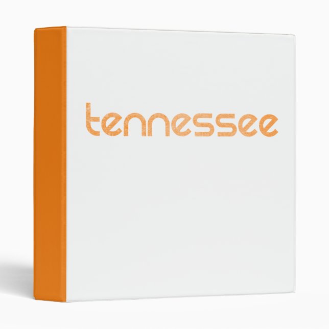 Tennessee Orange Binder (Front/Spine)