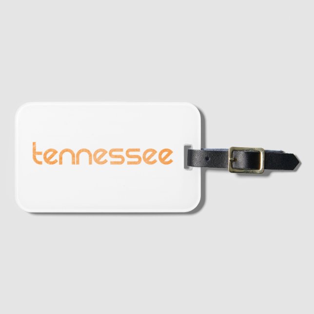 Tennessee Orange Luggage Tag (Front Horizontal)