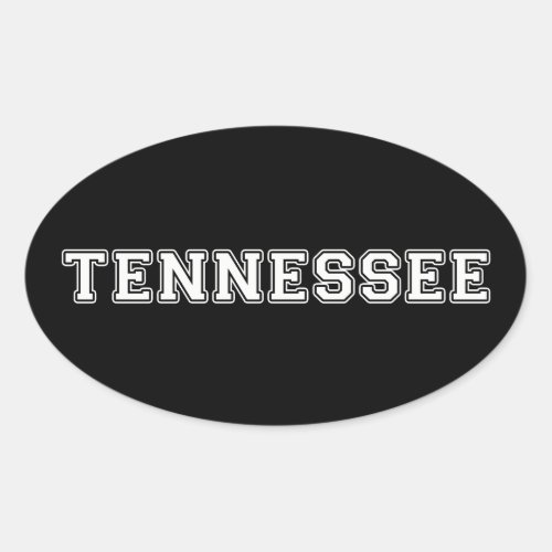 Tennessee Oval Sticker