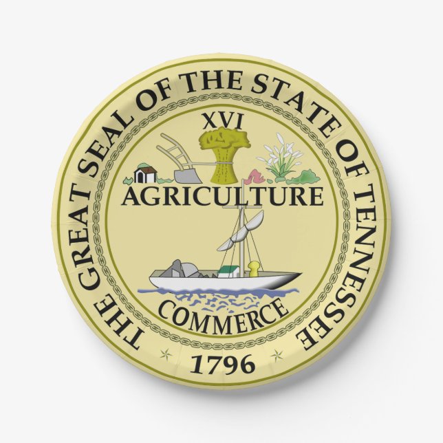 Tennessee Paper Plates (Front)