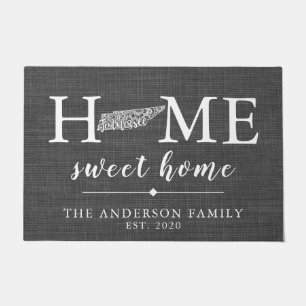TENNESSEE Personalized State Doormat