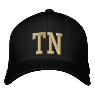 Tennessee Postal Code Baseball Cap (Black/Gold)
