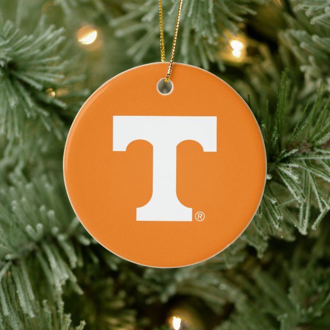 Tennessee Power T Ceramic Ornament (Tree)