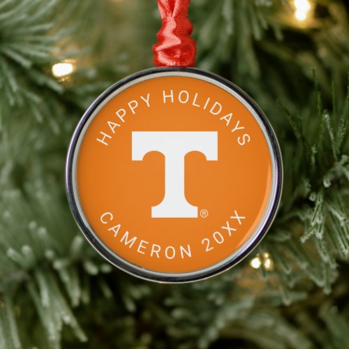 Tennessee Power T Metal Ornament