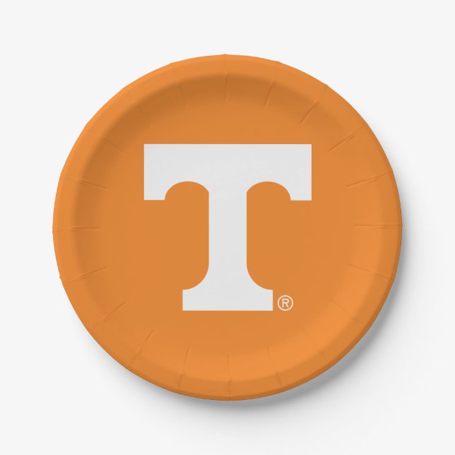 Tennessee Power T Paper Plates (Front)