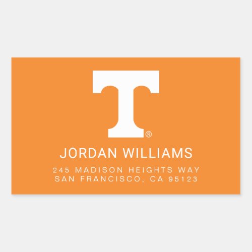 Tennessee Power T Rectangular Sticker