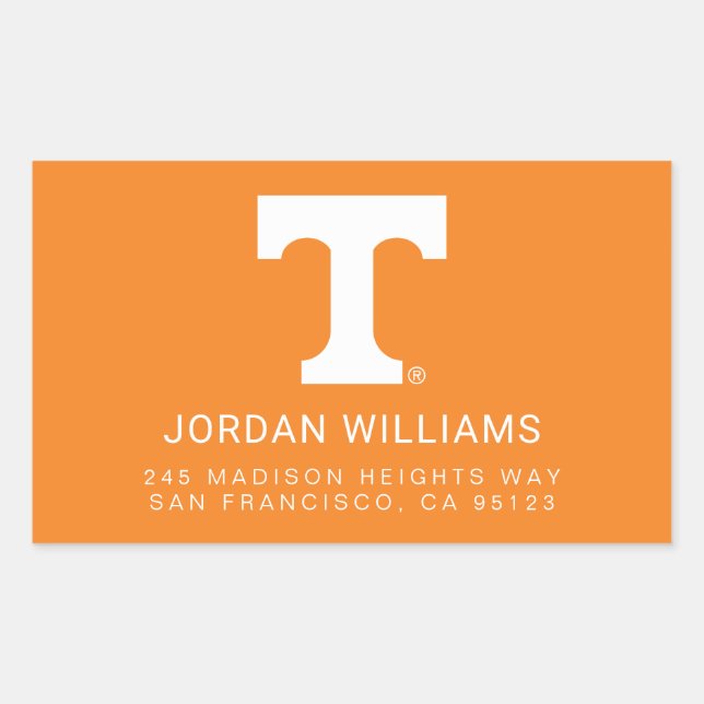 Tennessee Power T Rectangular Sticker (Front)
